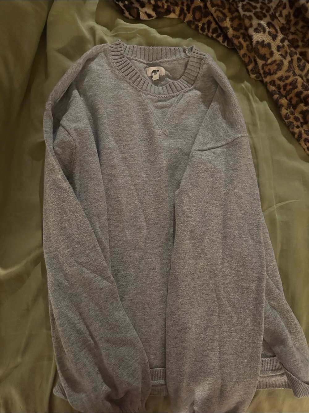 aerie gray crewneck